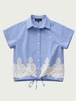 Elvira Blouse Renate - Striped Blue