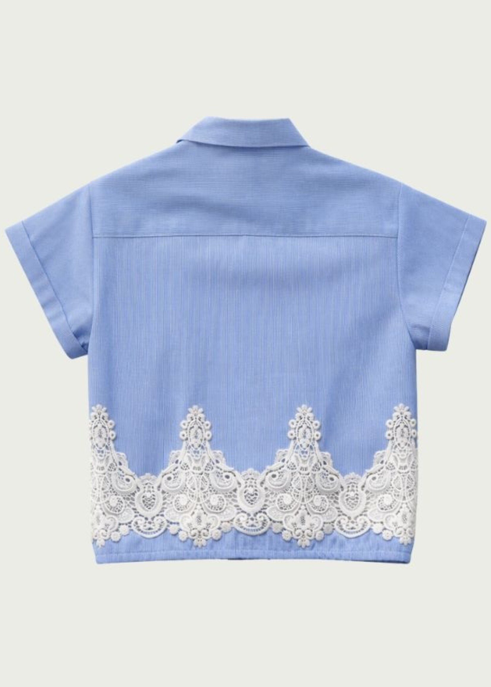 Elvira Blouse Renate - Striped Blue