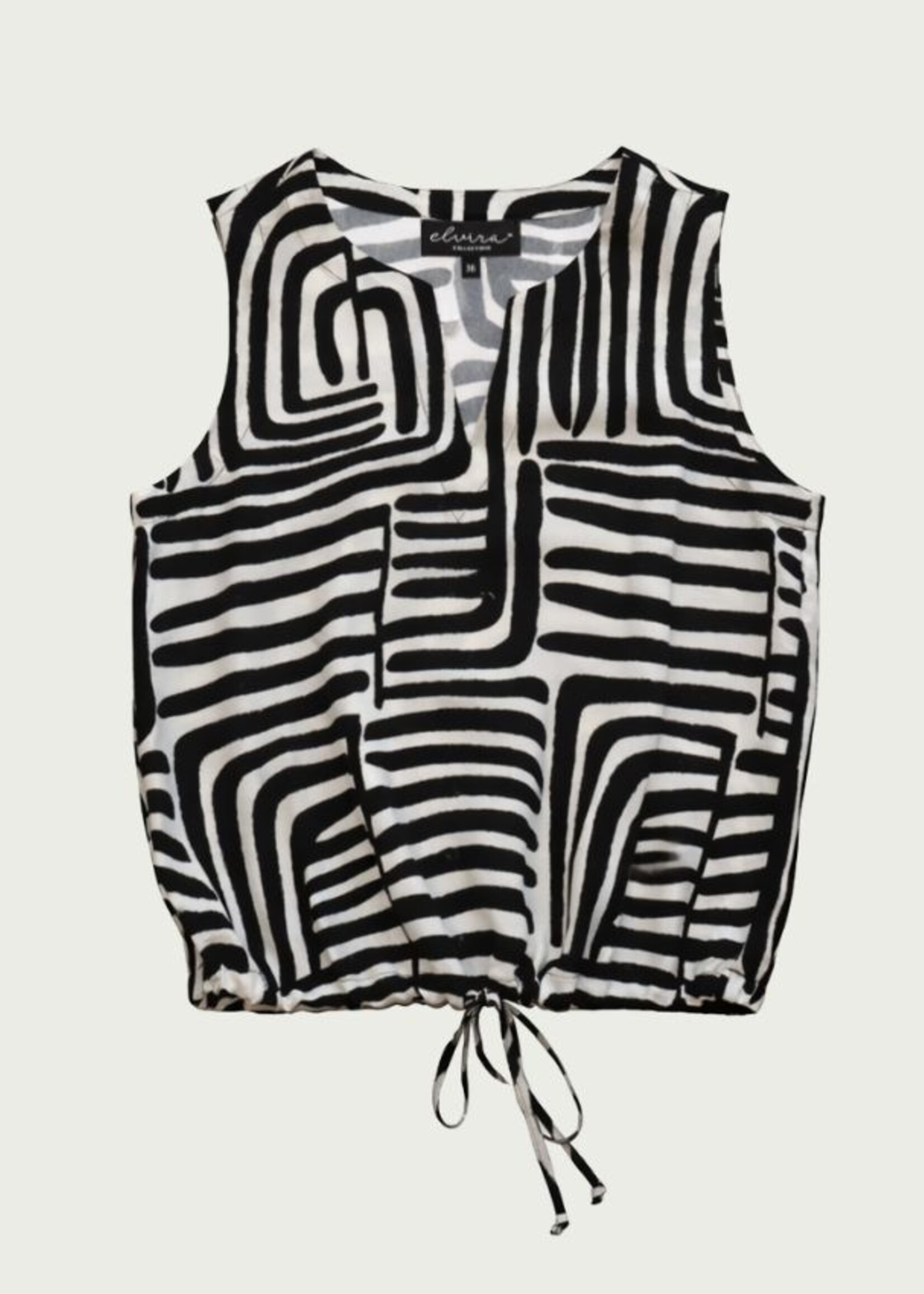 Elvira Top Betty - African Zebra