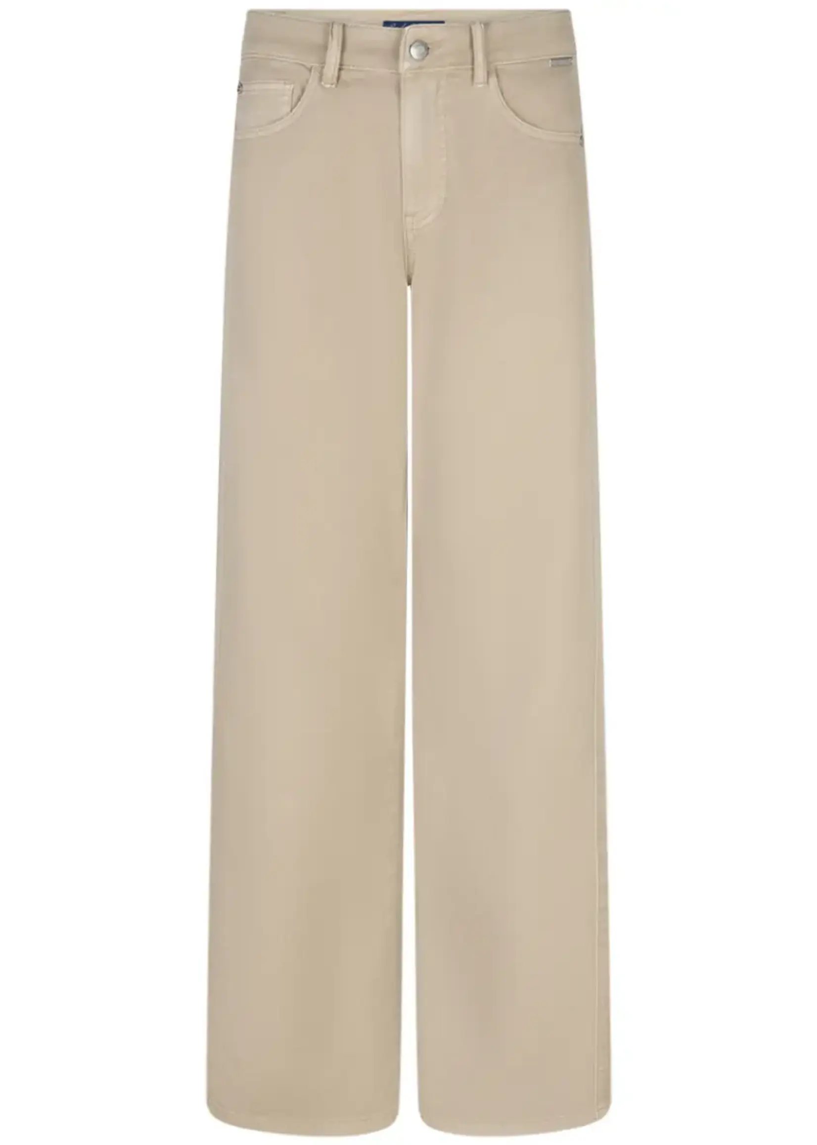 Red Button Broek Claudette Slanted Seams L31 - Pebble