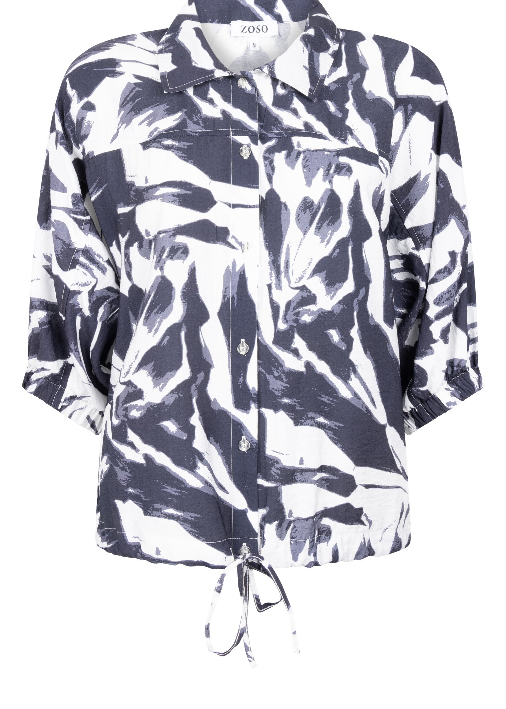 ZOSO Blouse Yvette Viscose - Navy