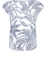 ZOSO Blouse Travel Quinty - White Navy