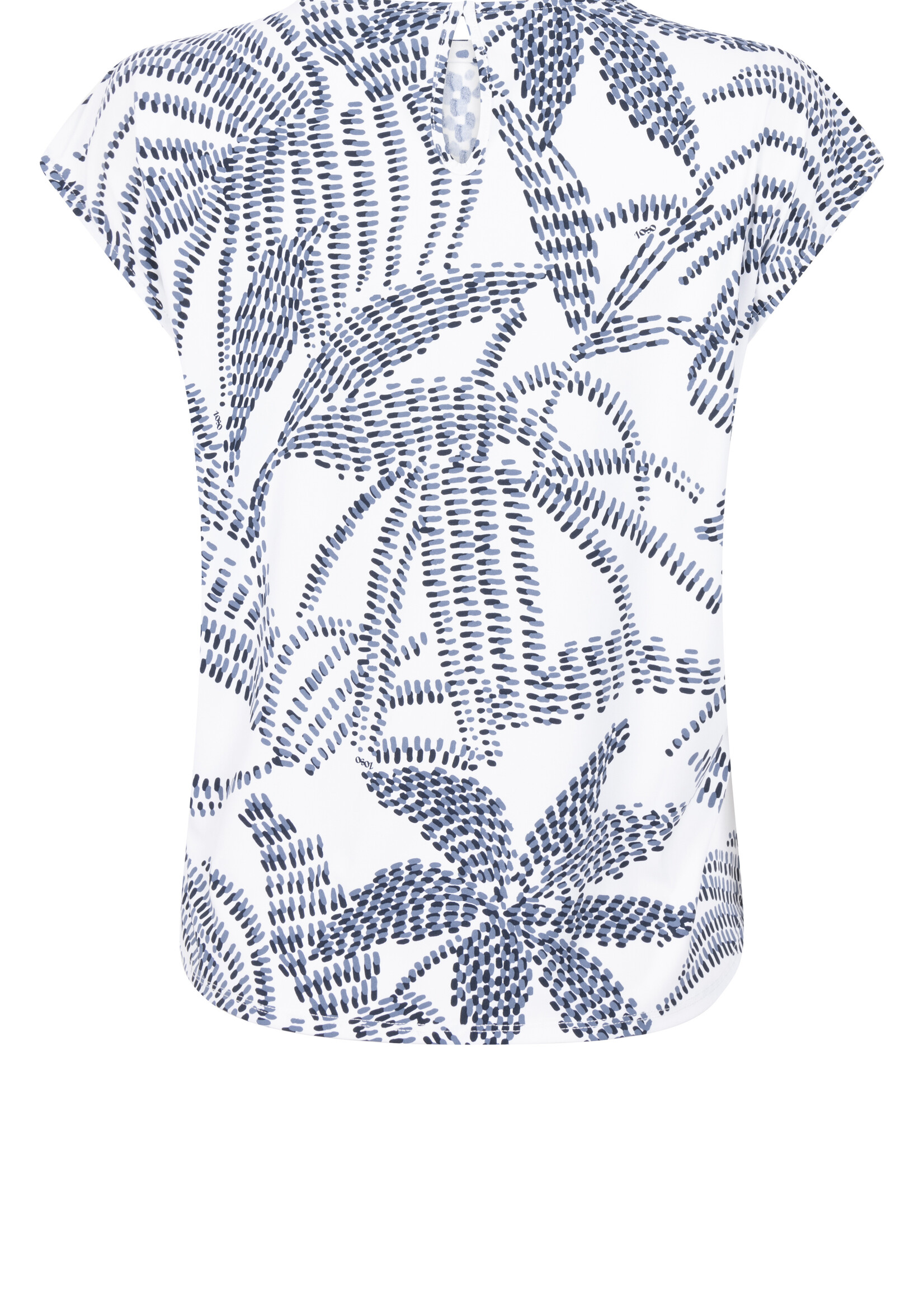 ZOSO Blouse Travel Quinty - White Navy