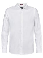 Petrol Industries Overhemd Long Sleeve Linen - Bright White
