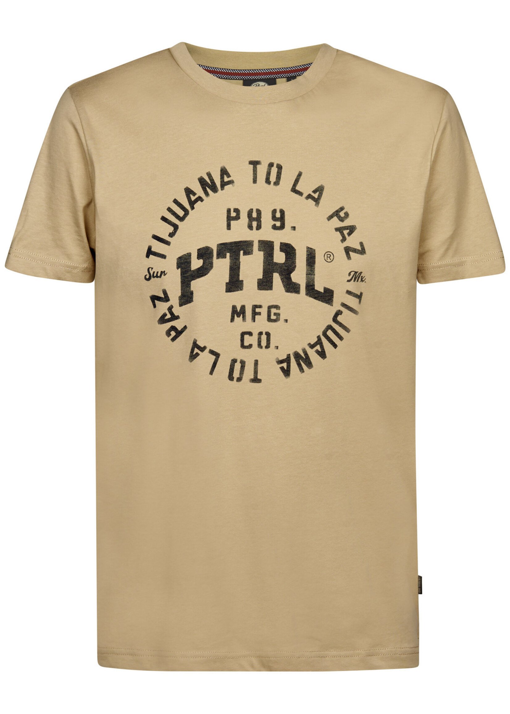 Petrol Industries T-shirt Print Basic - Light Tan