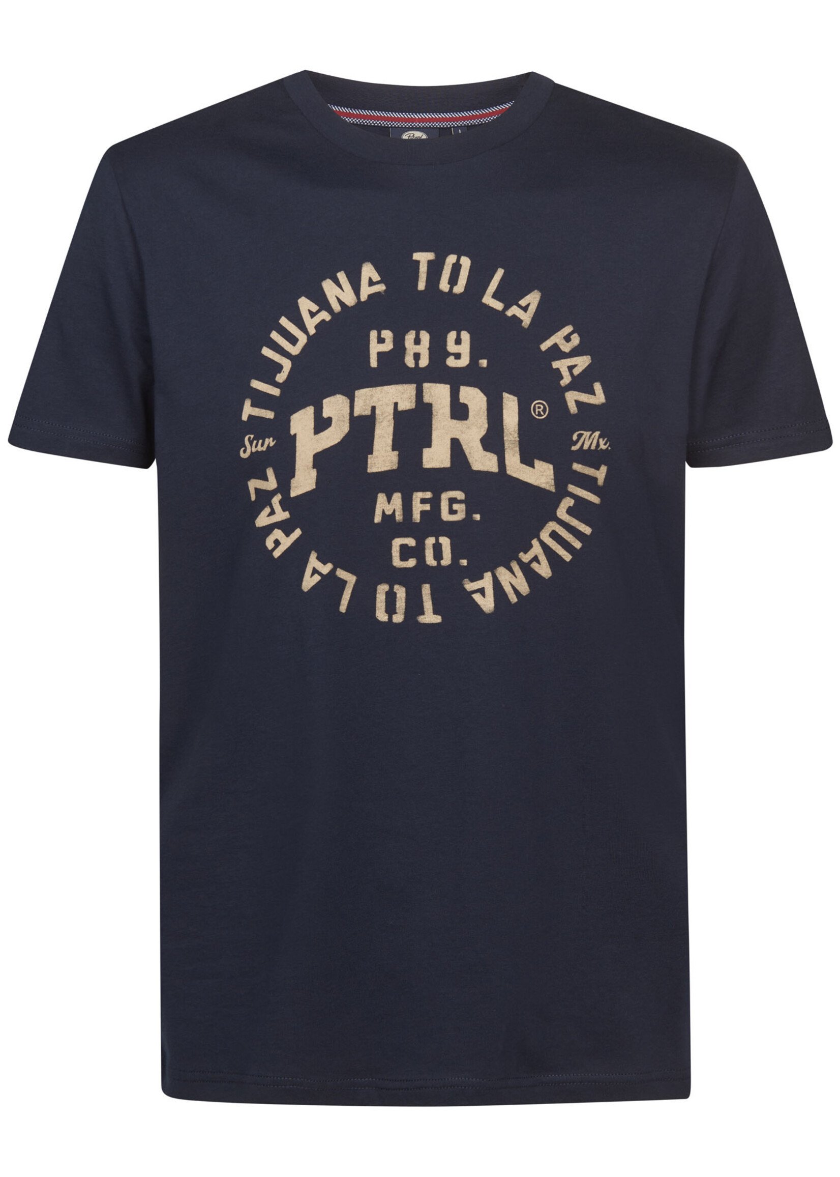 Petrol Industries T-shirt Print Basic - Navy Blue