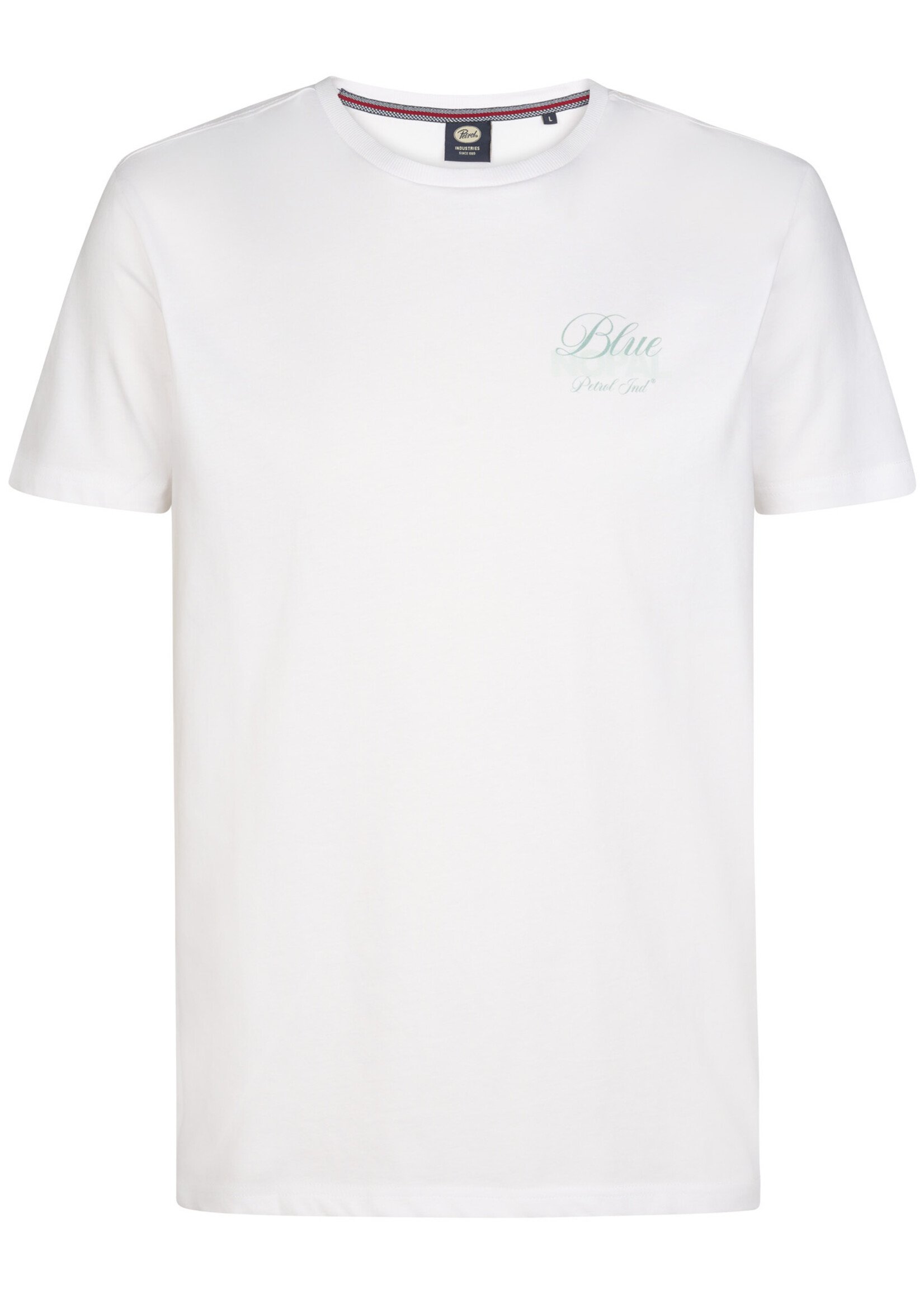 Petrol Industries T-shirt Opdruk Cactus - Bright White