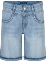 Red Button Short Jeans Sienna - Bleach