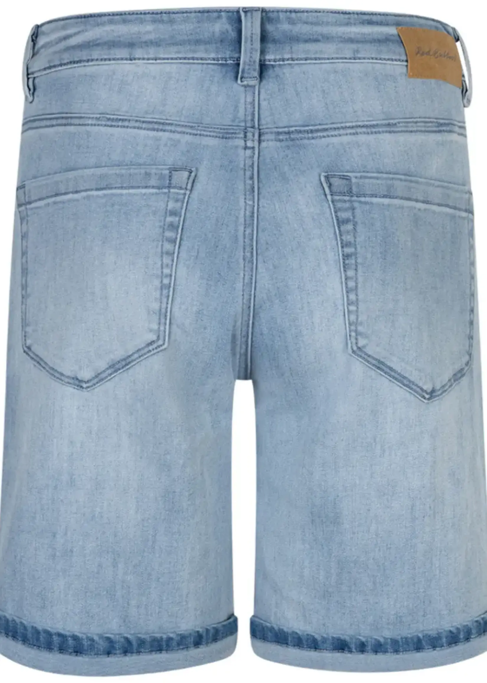 Red Button Short Jeans Sienna - Bleach