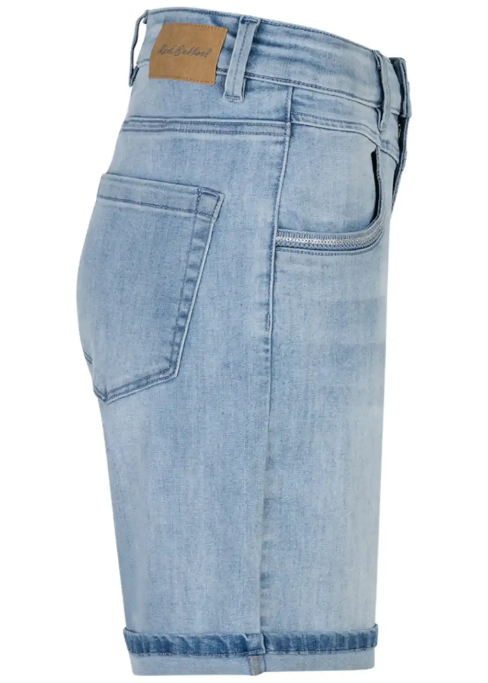 Red Button Short Jeans Sienna - Bleach