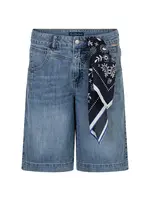 Red Button Bermuda Kate & Scarf - Stoneused