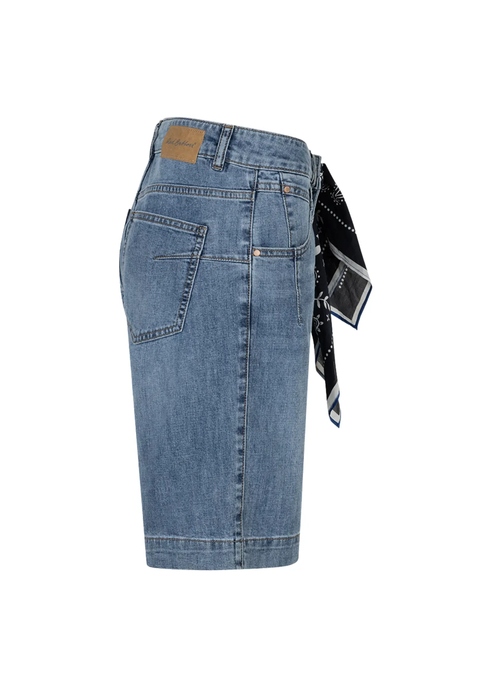 Red Button Bermuda Kate & Scarf - Stoneused