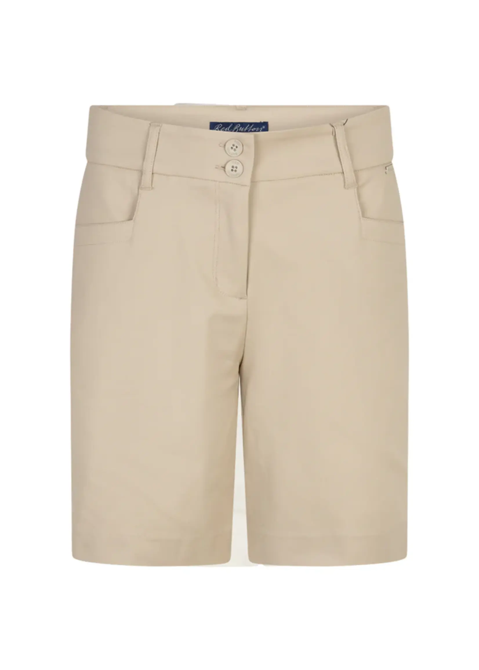 Red Button Short Ava L8 Regular Fit - Pebble