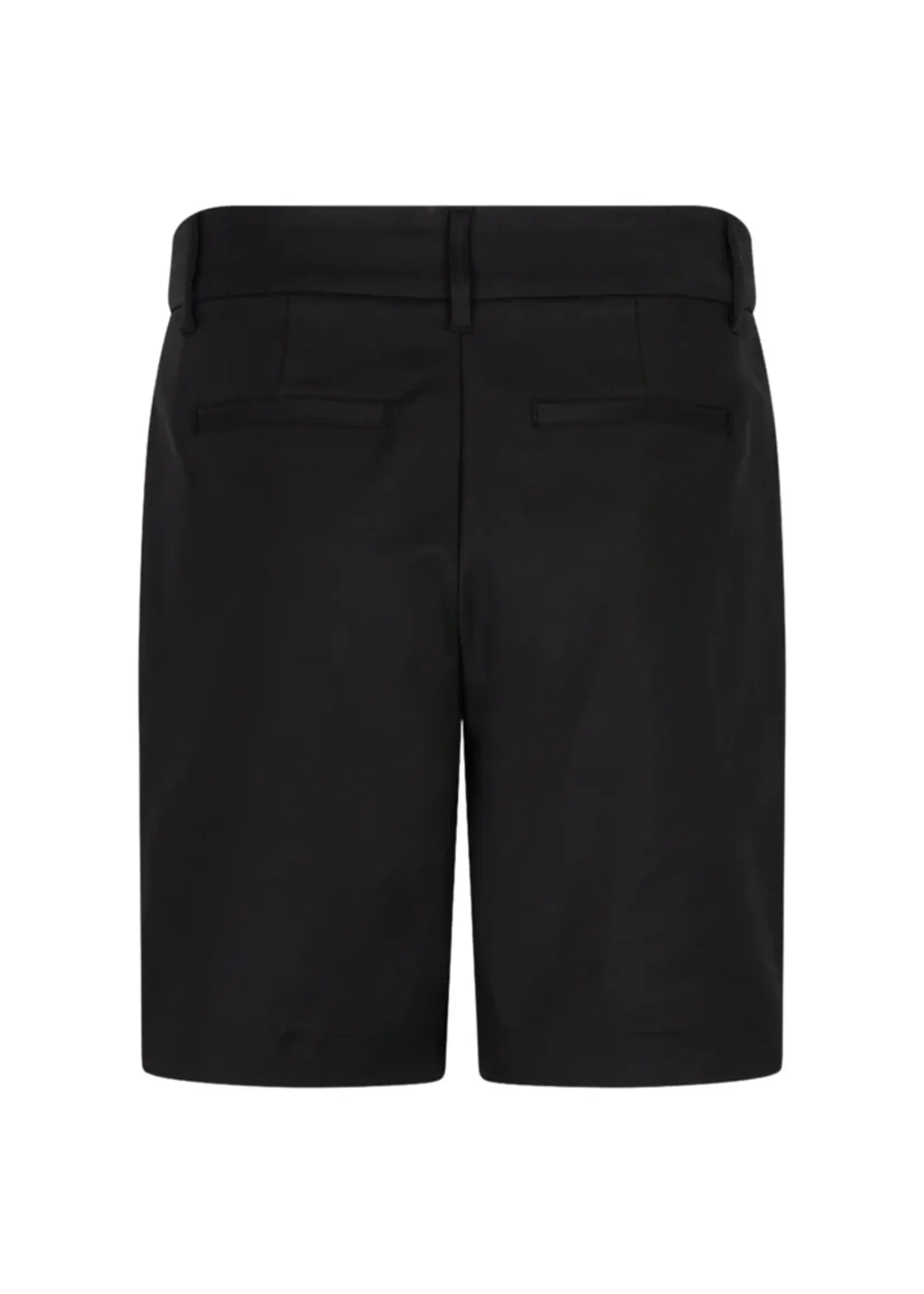 Red Button Short Ava L8 Regular Fit - Black
