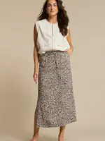 Red Button Rok Indie Linen Leopard - Pebble