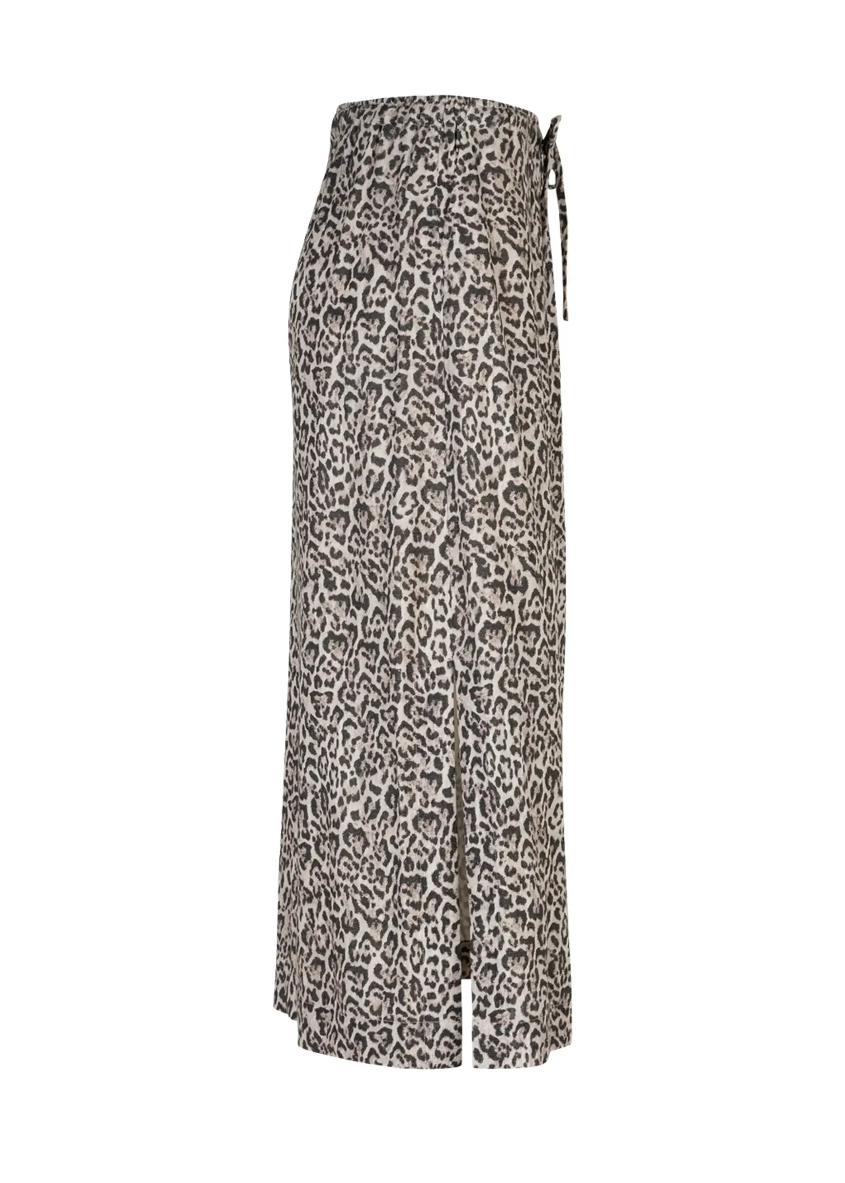 Red Button Rok Indie Linen Leopard - Pebble