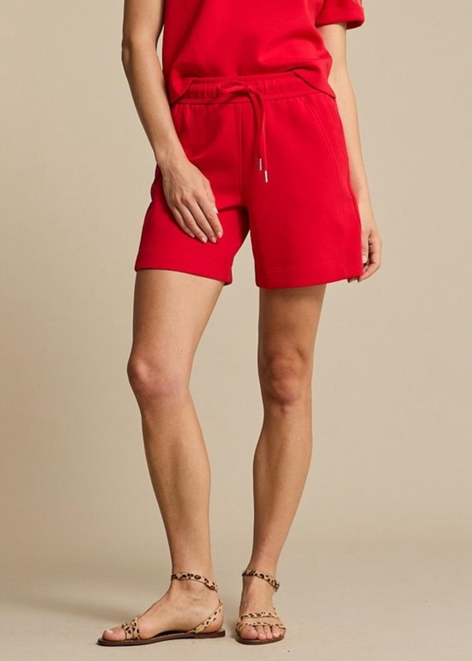Red Button Short Stella Scuba - Red