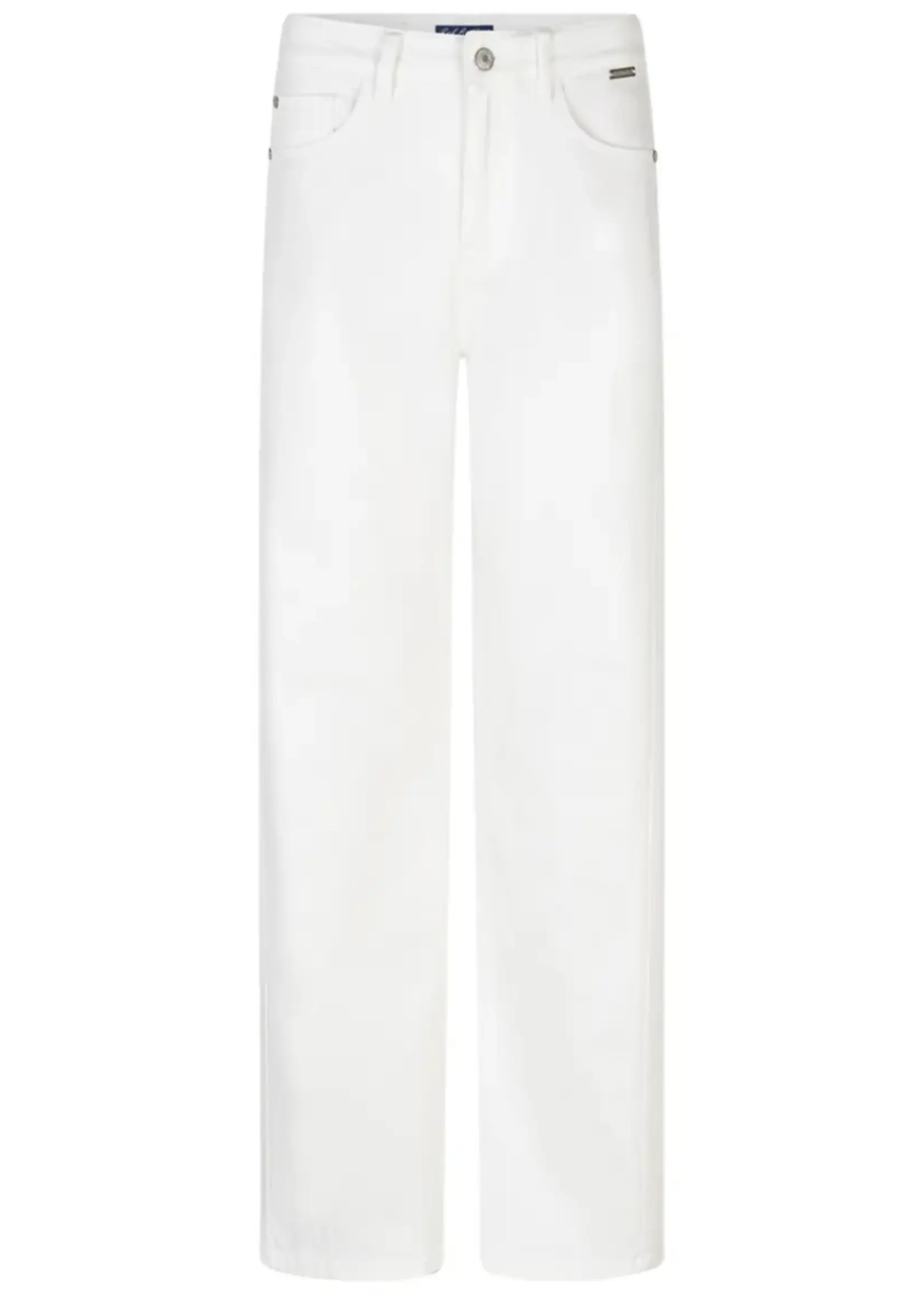 Red Button Broek Claudette Slanted Seam - Offwhite