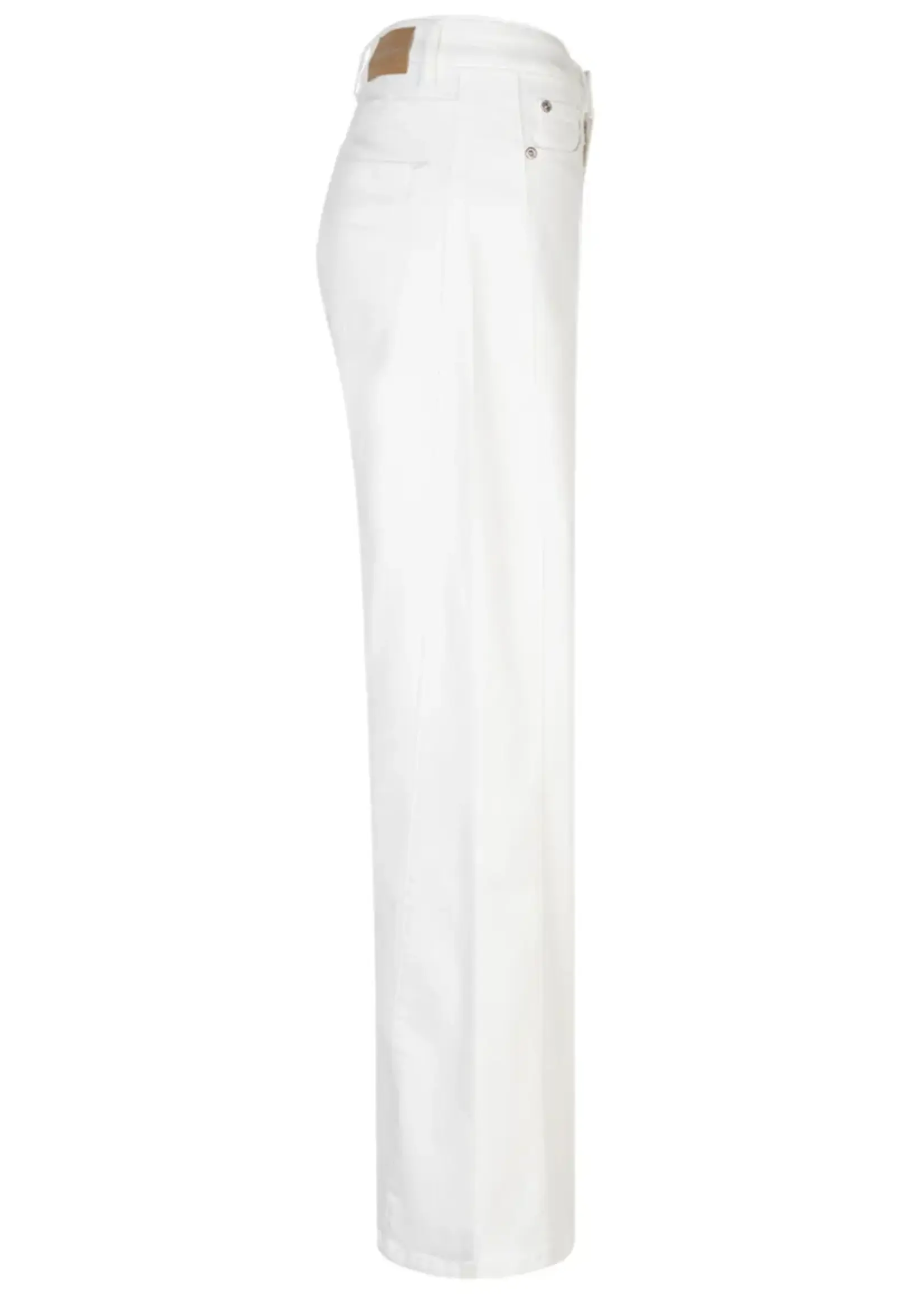 Red Button Broek Claudette Slanted Seam - Offwhite