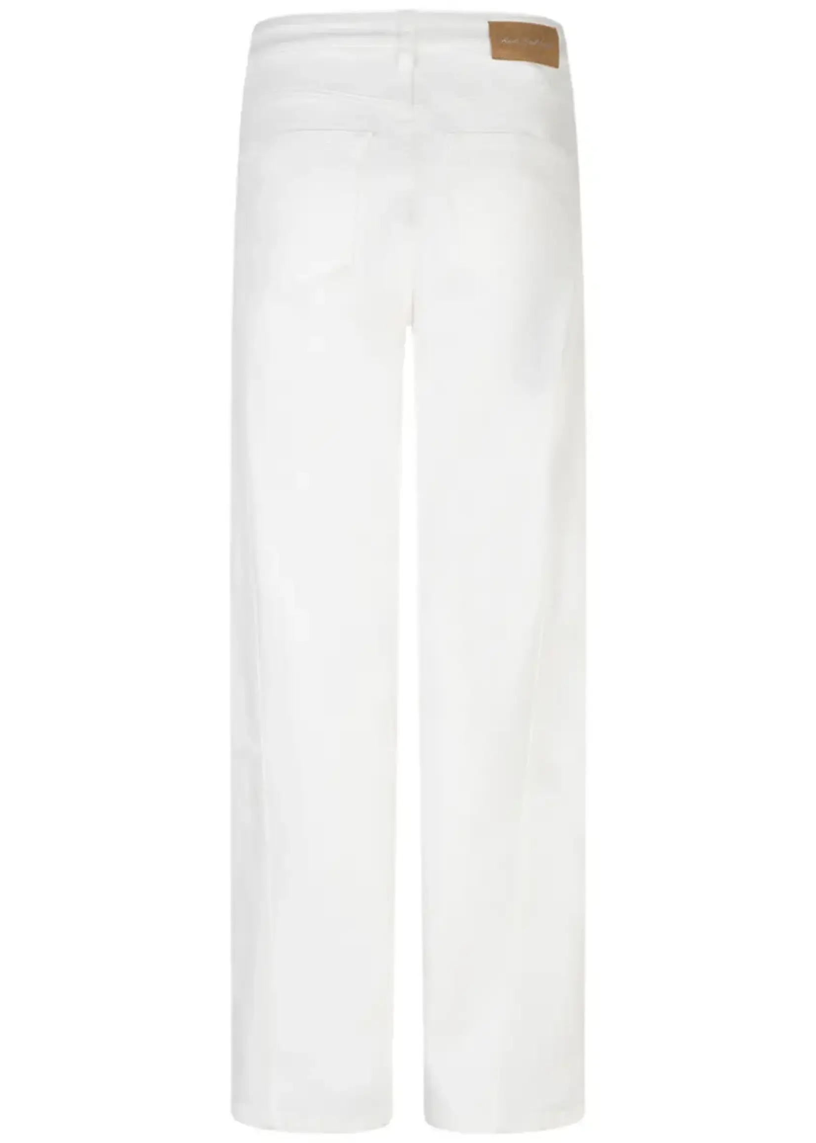 Red Button Broek Claudette Slanted Seam - Offwhite