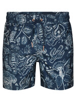 Petrol Industries Zwembroek Print - Navy Blue