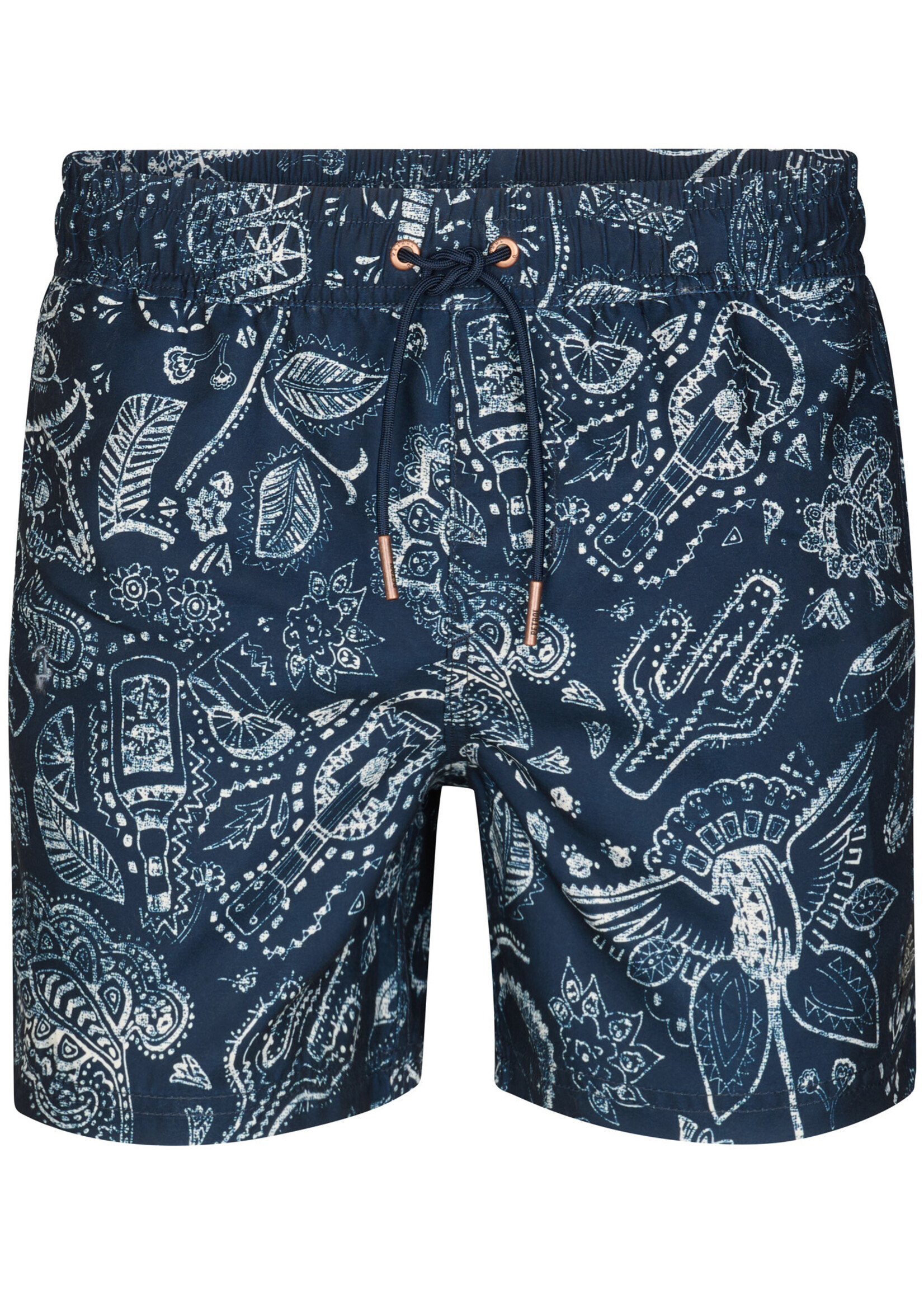 Petrol Industries Zwembroek Print - Navy Blue