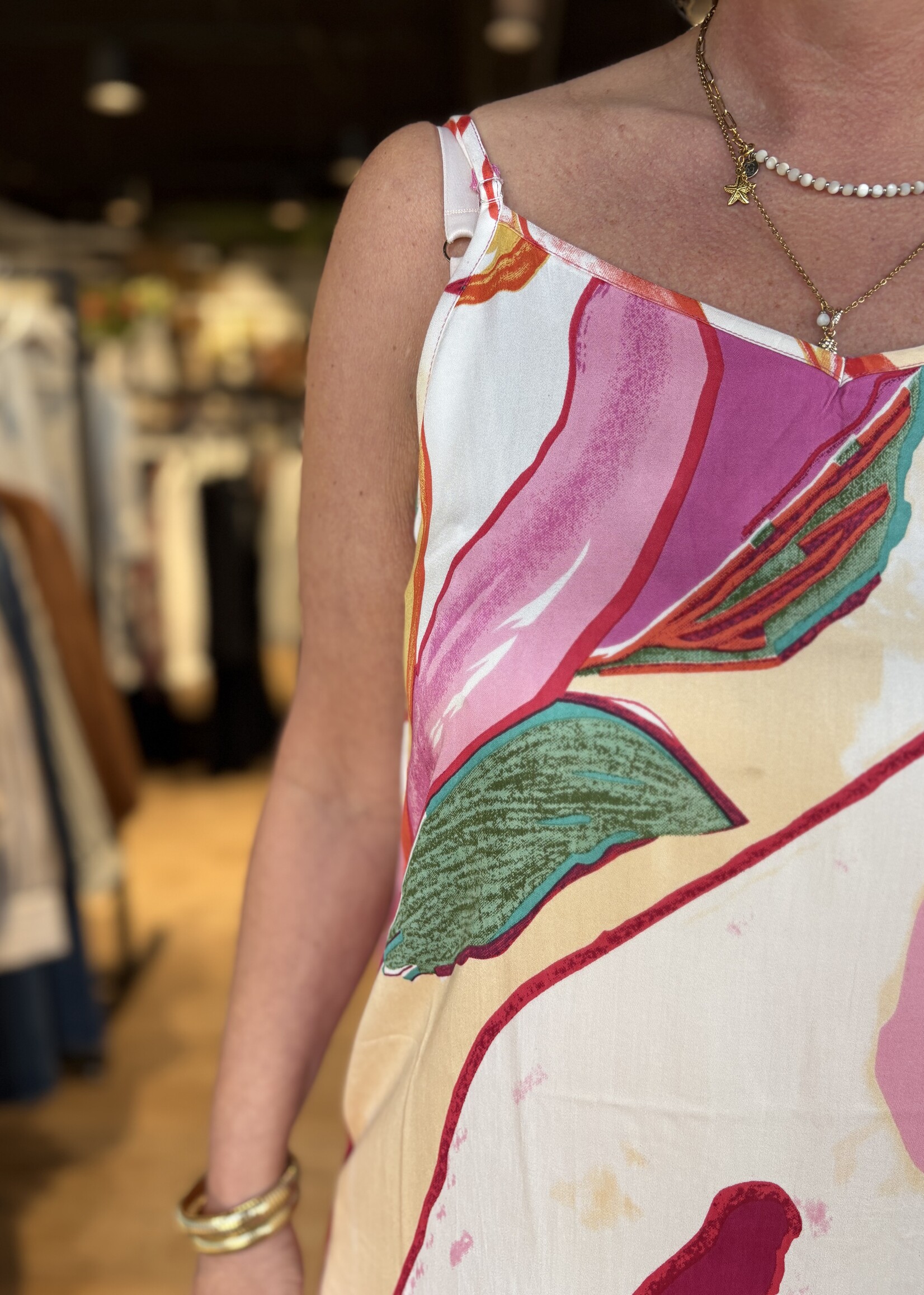 ZEZE Lange Jurk Flossie - Rose Violet