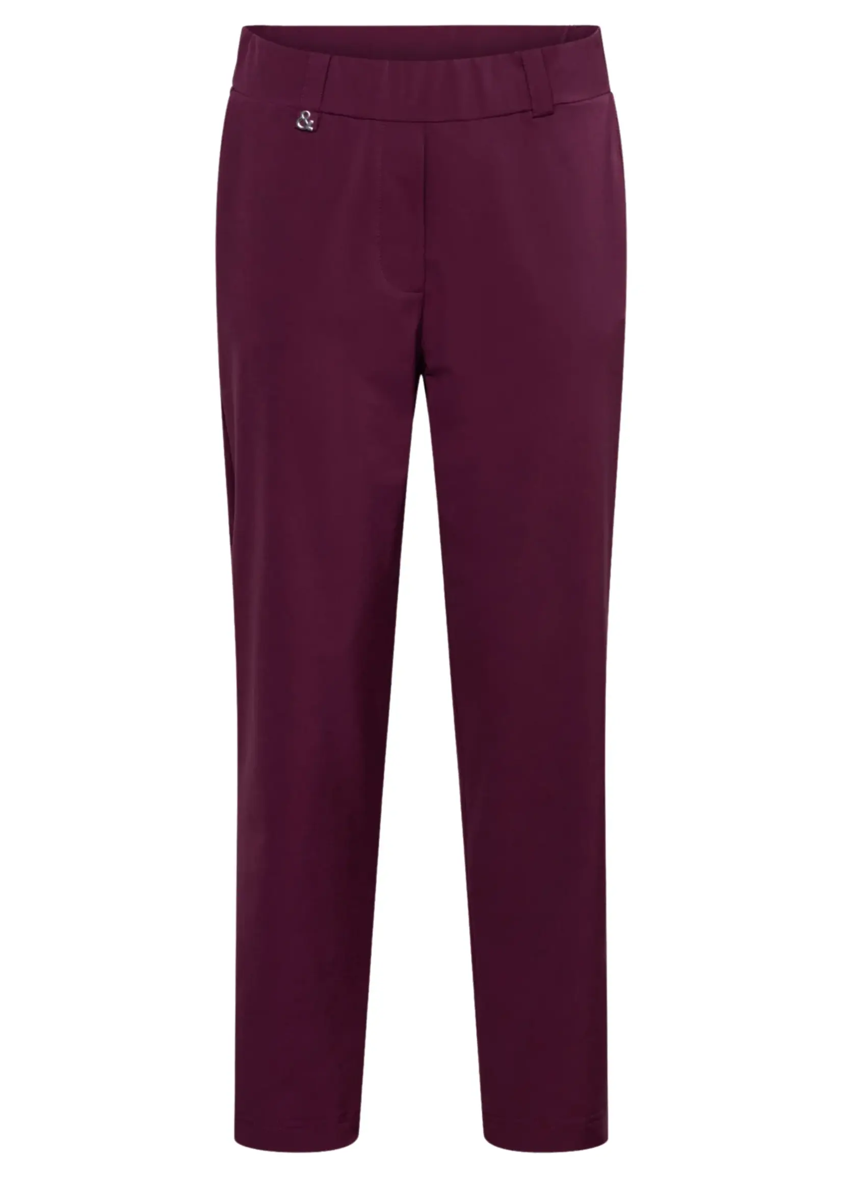 &Co Woman Broek Parella Travel 7/8 - Plum