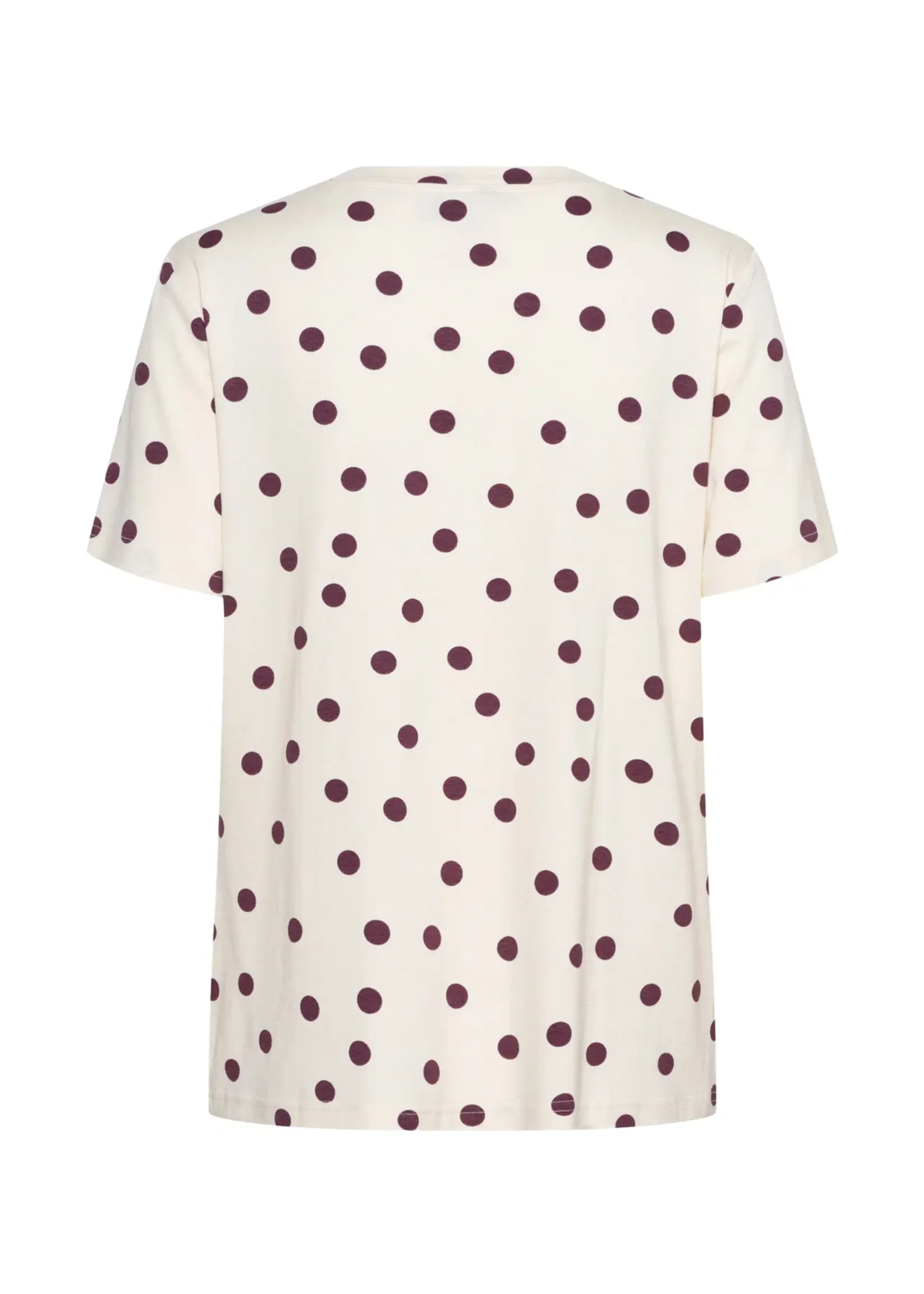 &Co Woman T-shirt Marley Dot - Vanilla Plum