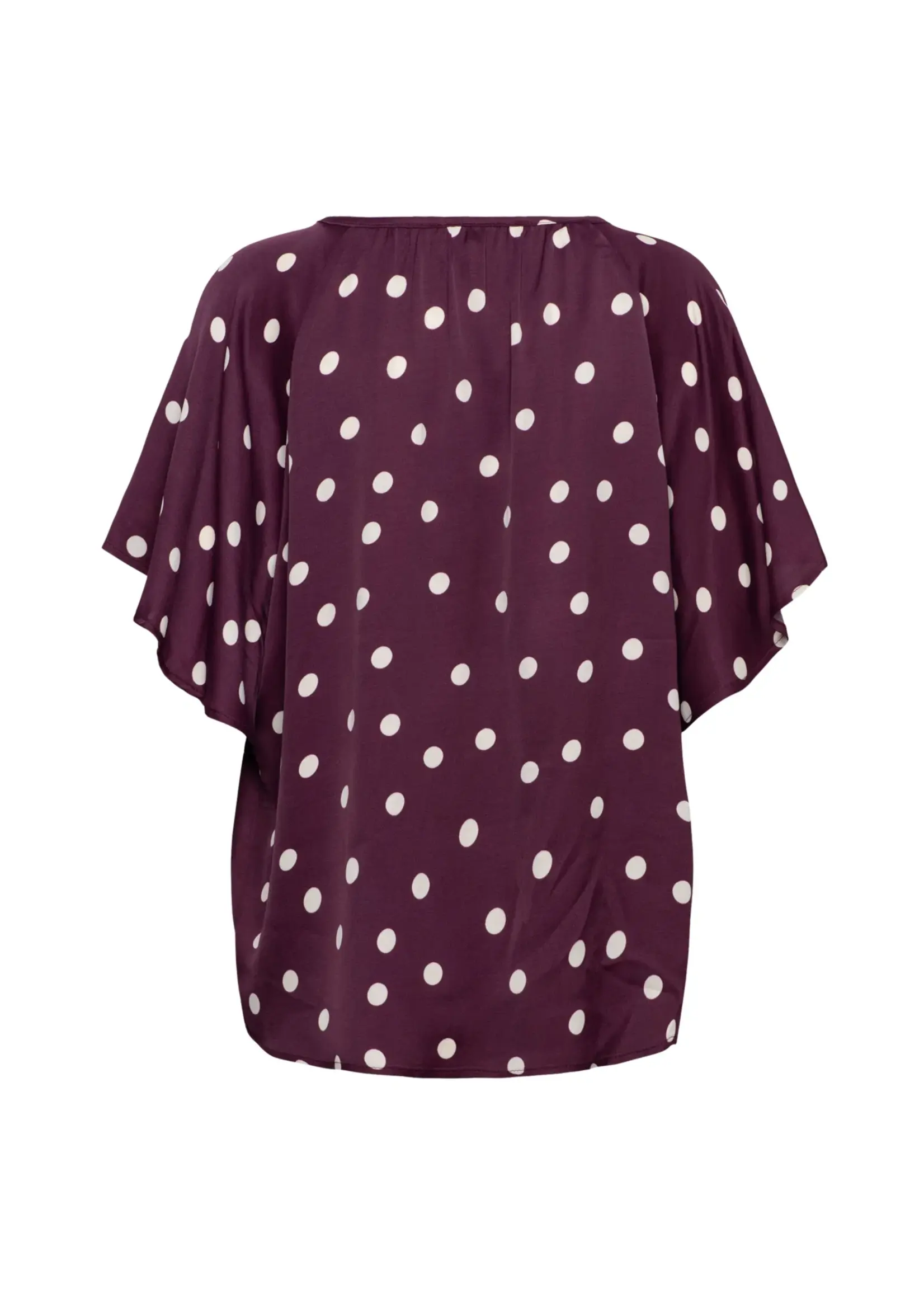 &Co Woman Blouse Axelle Dot - Plum Vanilla