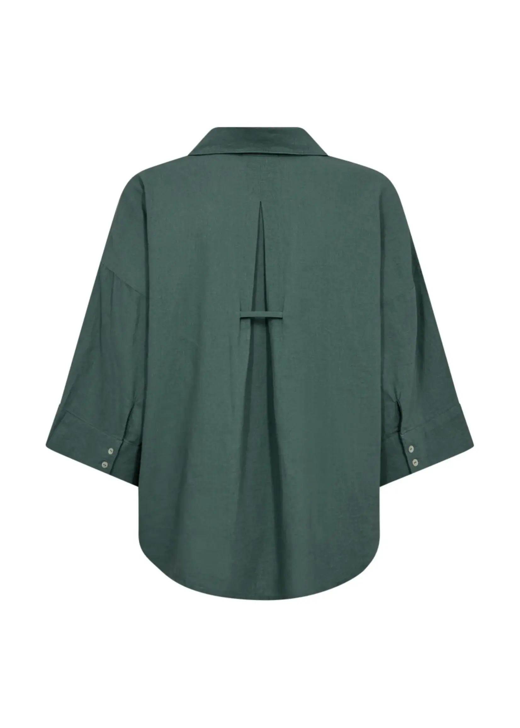 Freequent Blouse Linnen Lava 3 - Forest Green