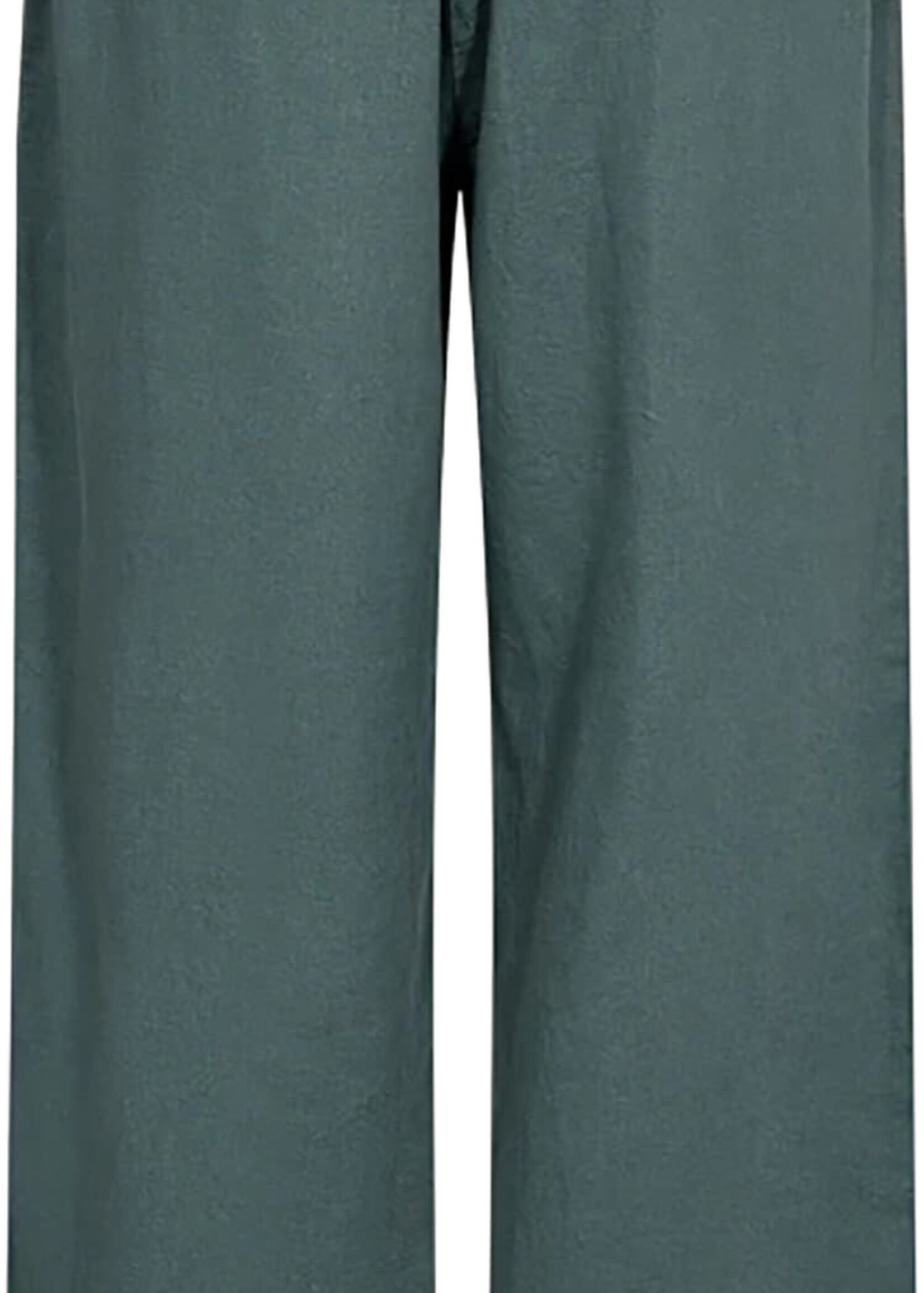 Freequent Broek Linnen Lava Ankle - Forest Green