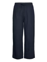 Freequent Broek Linnen Lava Ankle - Navy