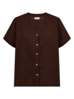 Freequent Shirt Lava V - Coffee Bean