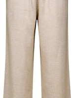 Freequent Broek Linnen Lava Lang - Sand Melange