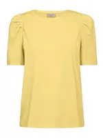 Freequent T-shirt Fenja Puff - Golden Yellow