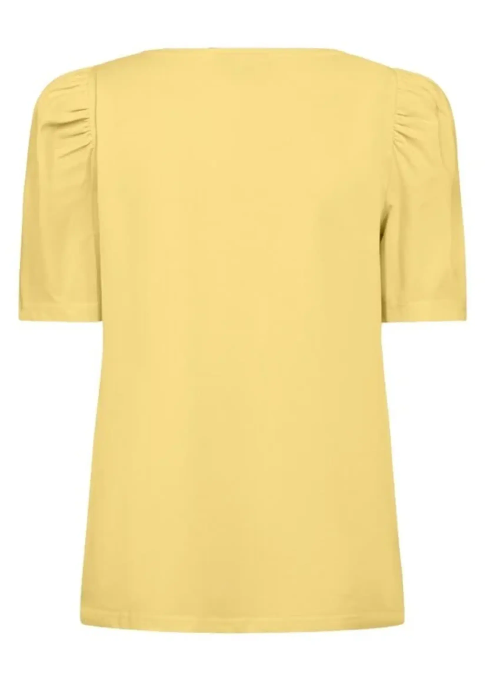 Freequent T-shirt Fenja Puff - Golden Yellow
