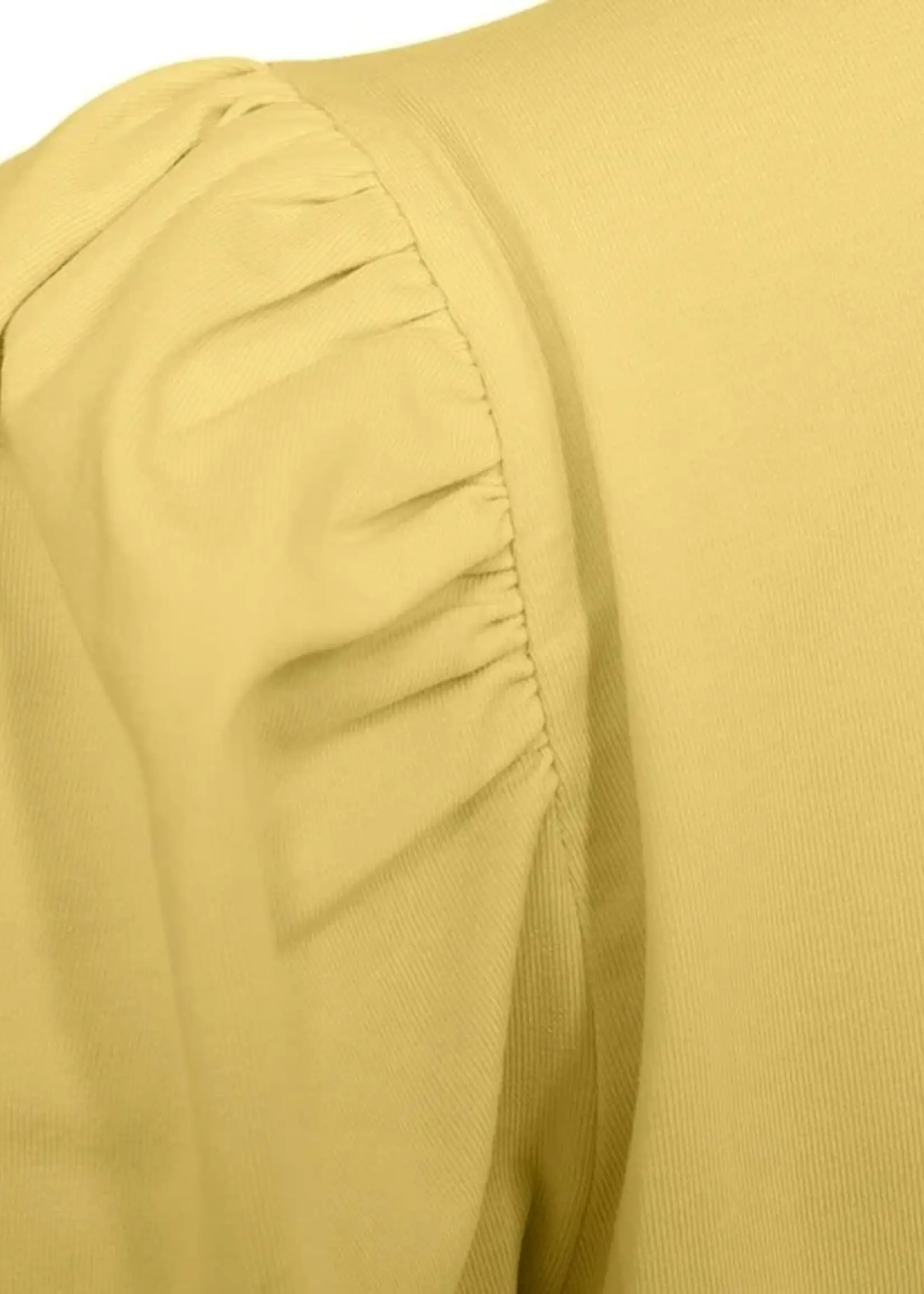 Freequent T-shirt Fenja Puff - Golden Yellow