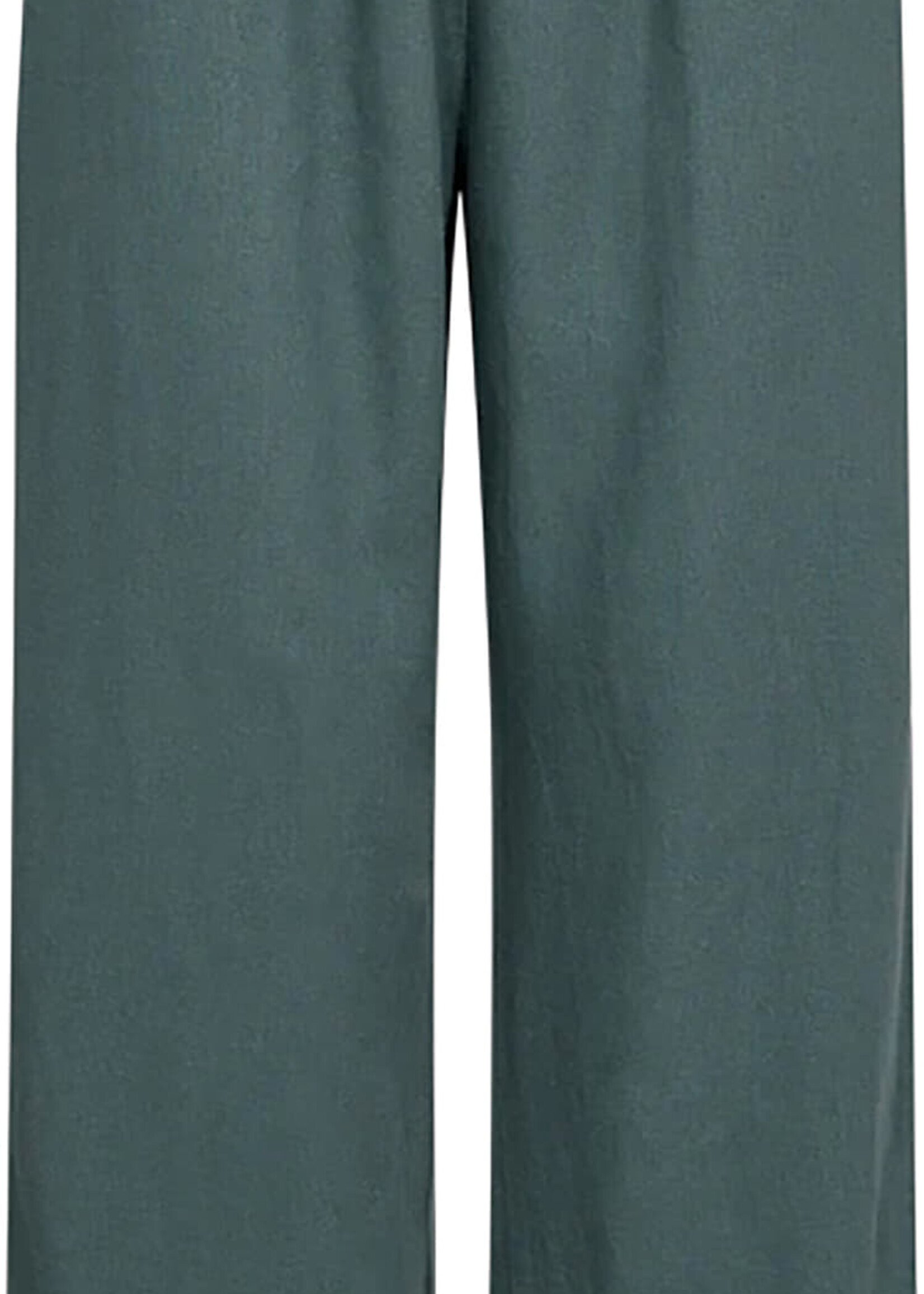 Freequent Broek Linnen Lava Lang - Forest Green