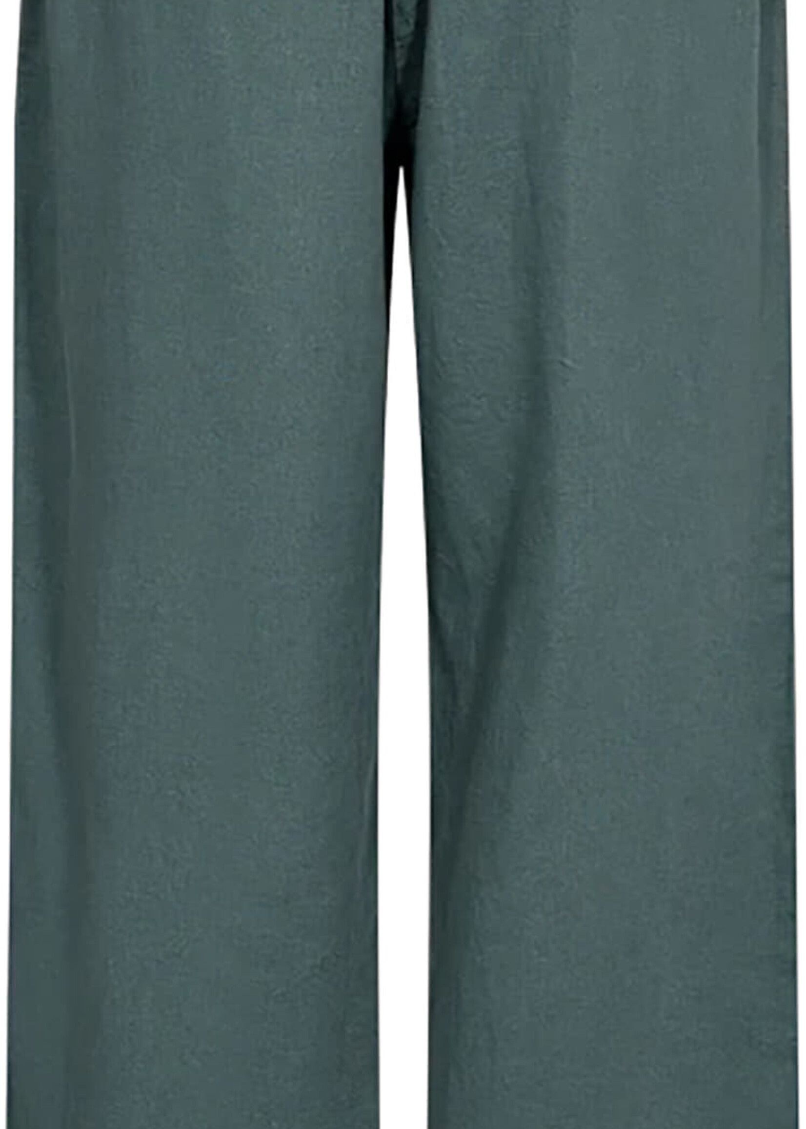 Freequent Broek Linnen Lava Lang - Forest Green