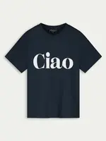 Elvira T-shirt Ciao - Navy Offwhite