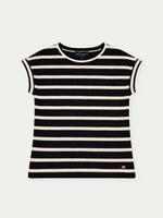 Elvira Top  Athena - Black Sand