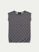 Elvira Top Betty - Black Offwhite