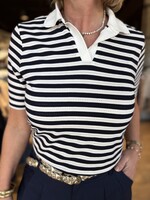 Elvira Top Elise - Blue Stripe