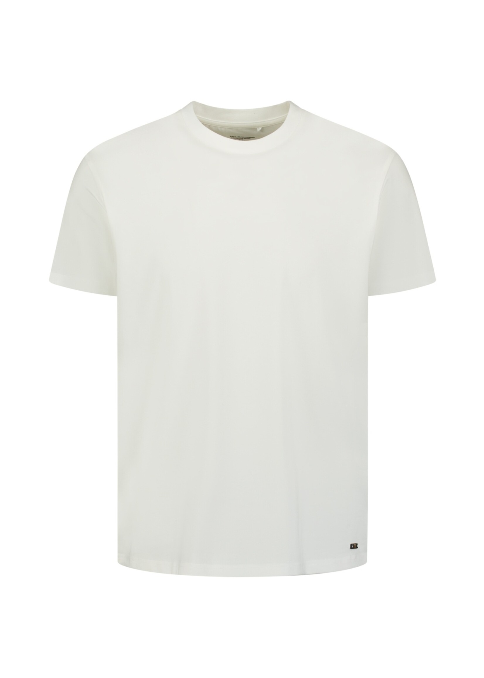 No Excess T-shirt Solid Basic Stretch - White