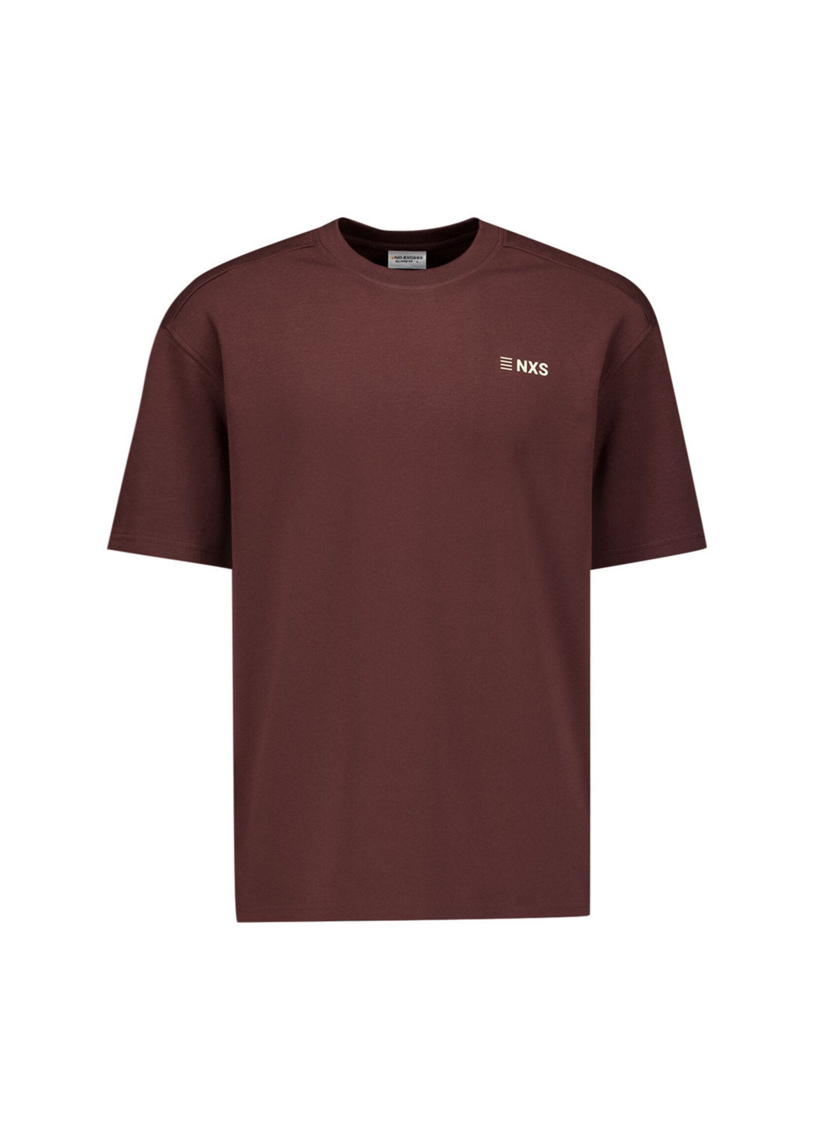 No Excess T-shirt Backprint - Brown