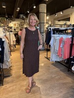 Freequent Dress Alfi - Coffee Bean