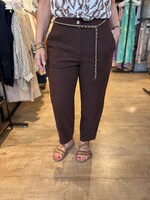 Freequent Broek Linnen Lava Balloon - Coffee Bean