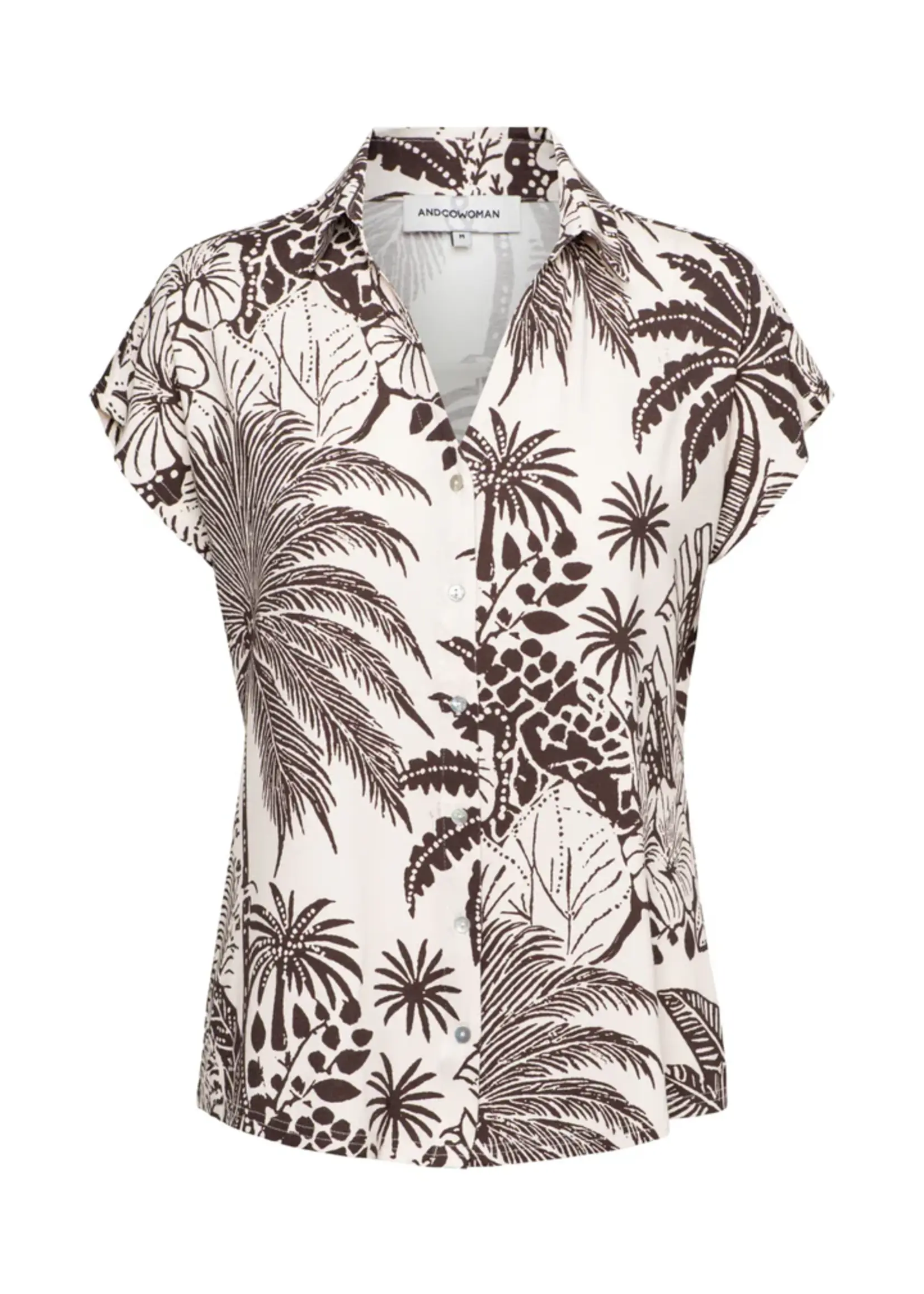 &Co Woman Blouse Valetta - Choco Duo