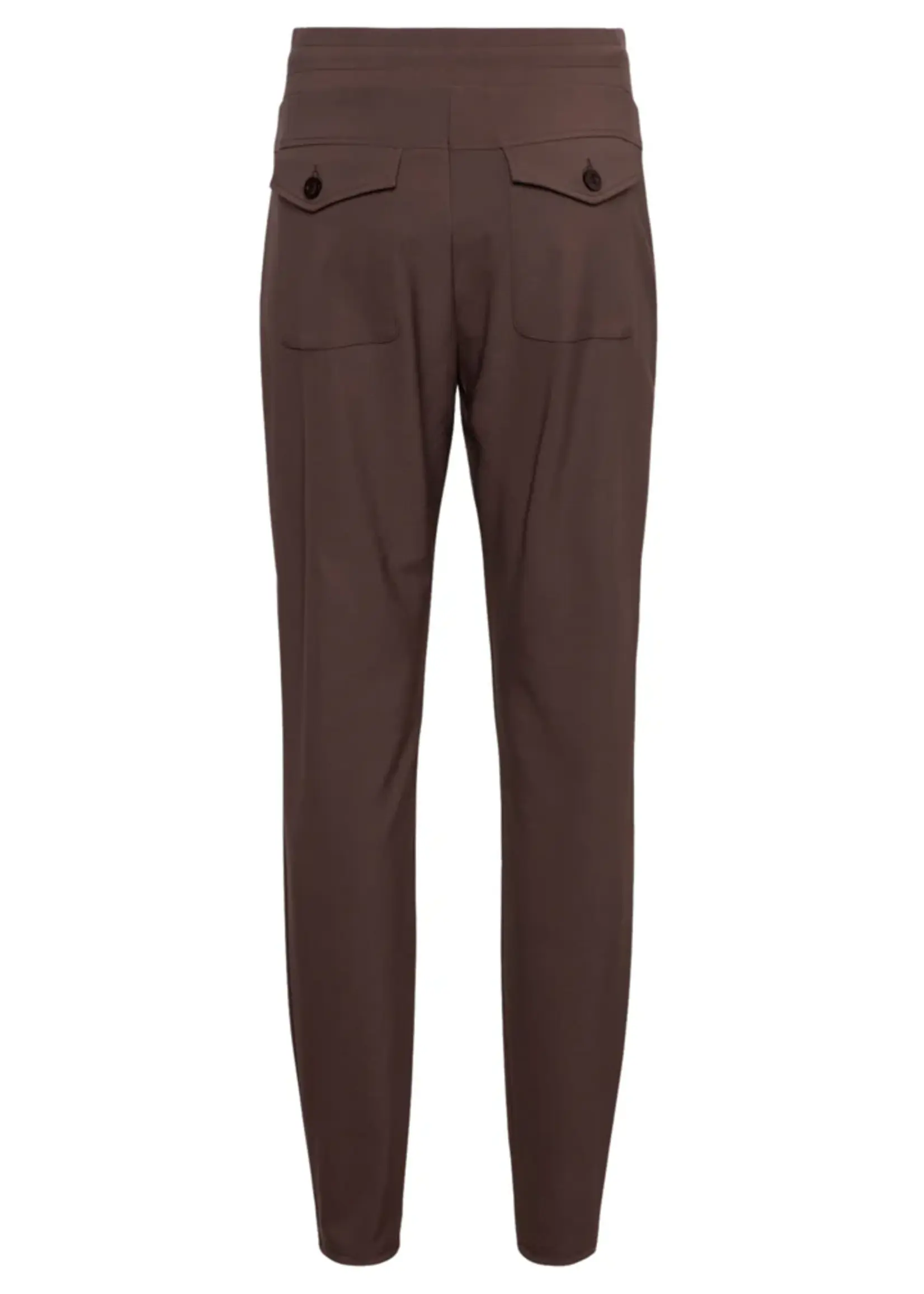 &Co Woman Broek Penny Travel - Chocolate